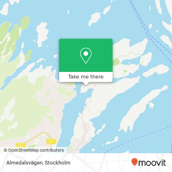 Almedalsvägen map