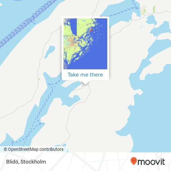 Blidö map