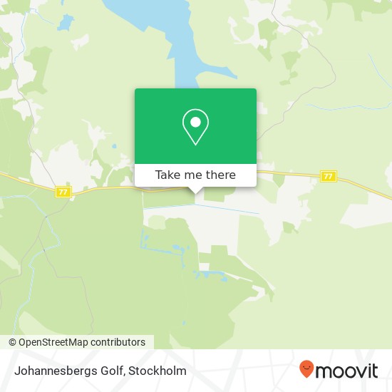 Johannesbergs Golf map