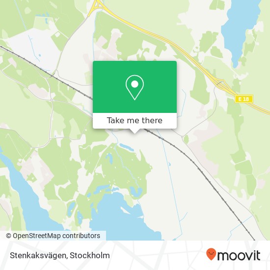 Stenkaksvägen map