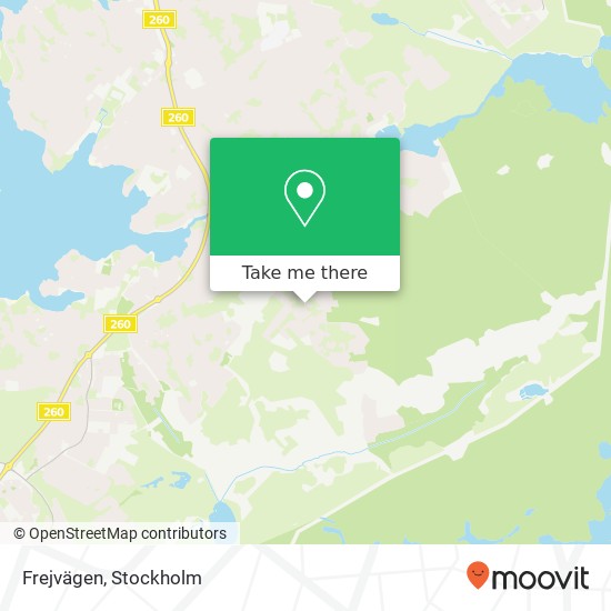 Frejvägen map