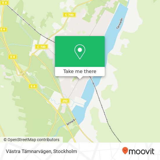 Västra Tämnarvägen map