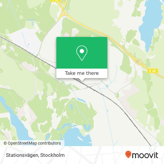 Stationsvägen map