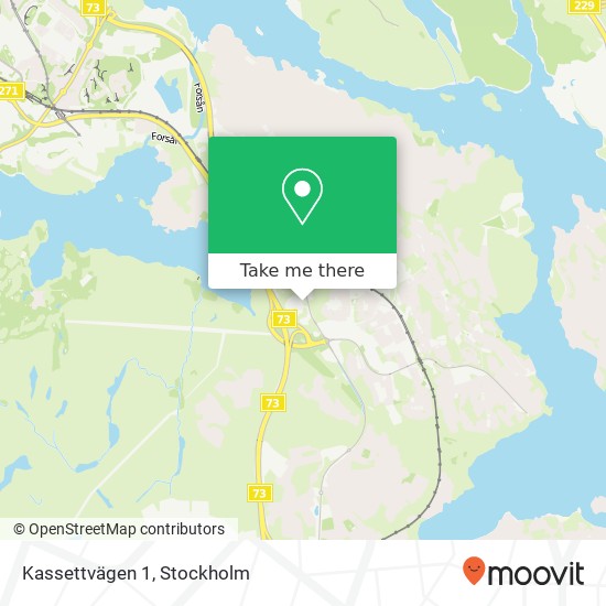 Kassettvägen 1 map