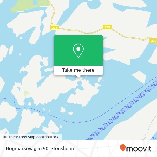 Högmarsövägen 90 map