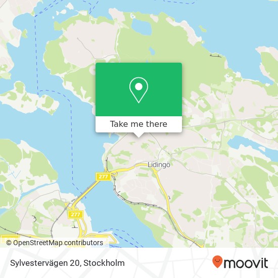 Sylvestervägen 20 map