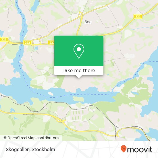 Skogsallén map