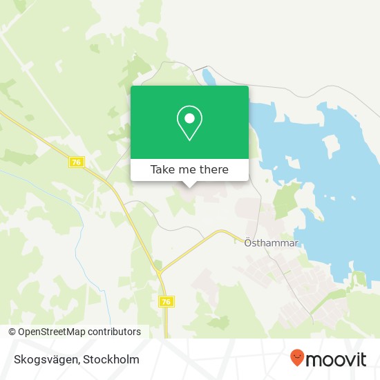 Skogsvägen map