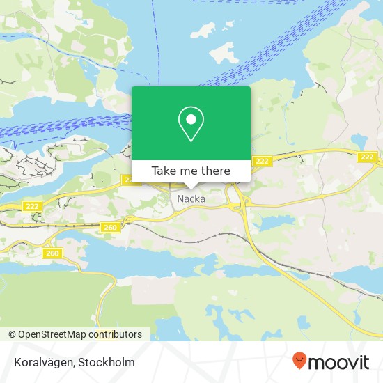 Koralvägen map