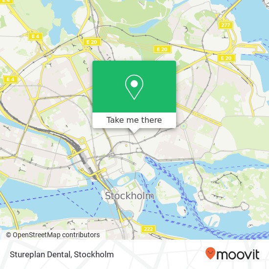 Stureplan Dental map