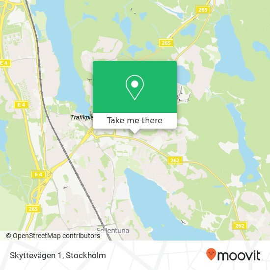 Skyttevägen 1 map