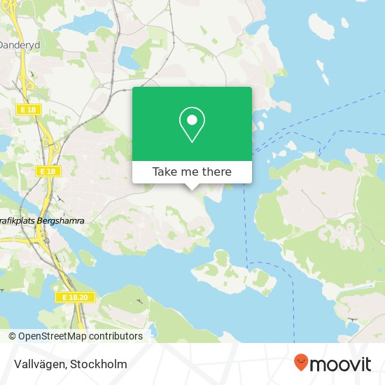 Vallvägen map