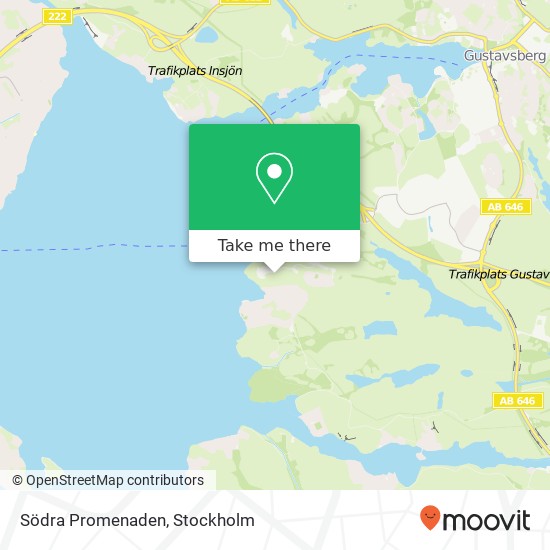 Södra Promenaden map