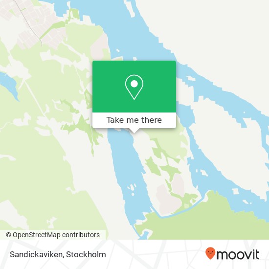 Sandickaviken map