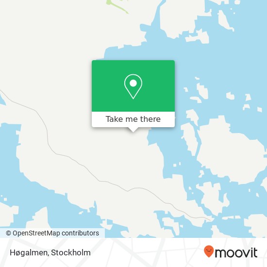 Høgalmen map