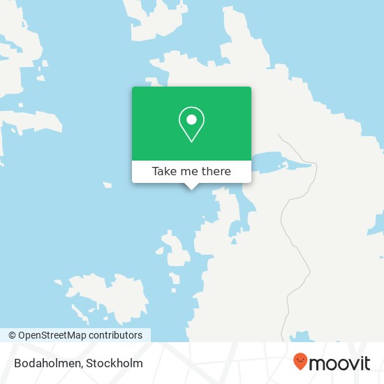 Bodaholmen map