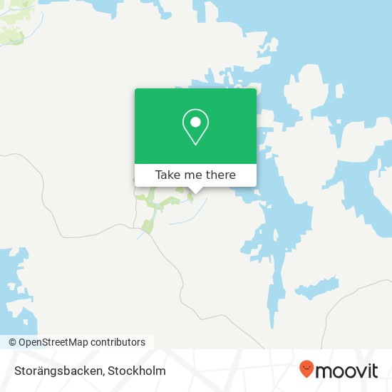 Storängsbacken map