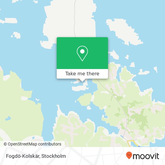 Fogdö-Kolskär map