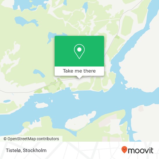 Tistelø map