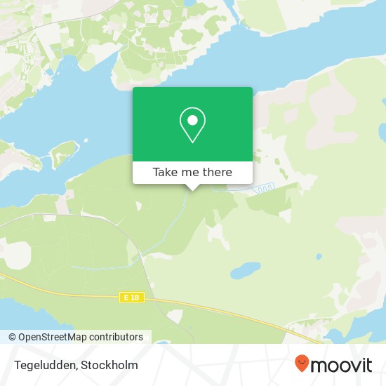 Tegeludden map