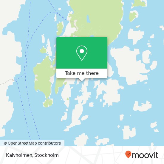 Kalvholmen map