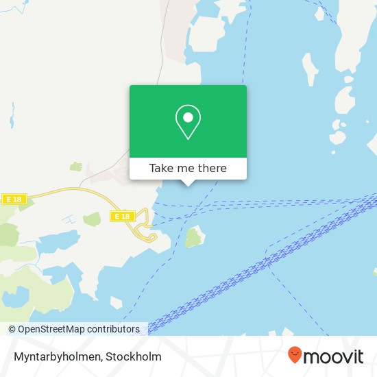 Myntarbyholmen map