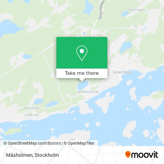 Måsholmen map