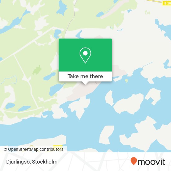 Djurlingsö map