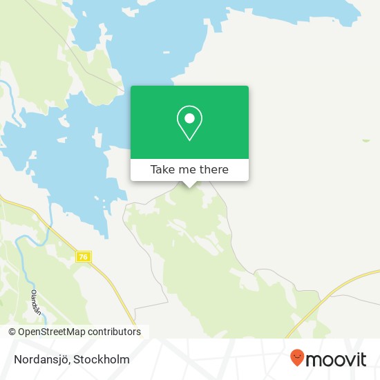 Nordansjö map