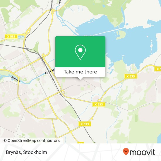 Brynäs map