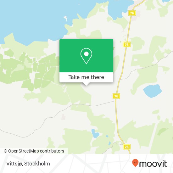 Vittsjø map