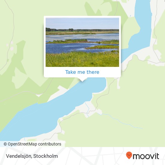 Vendelsjön map