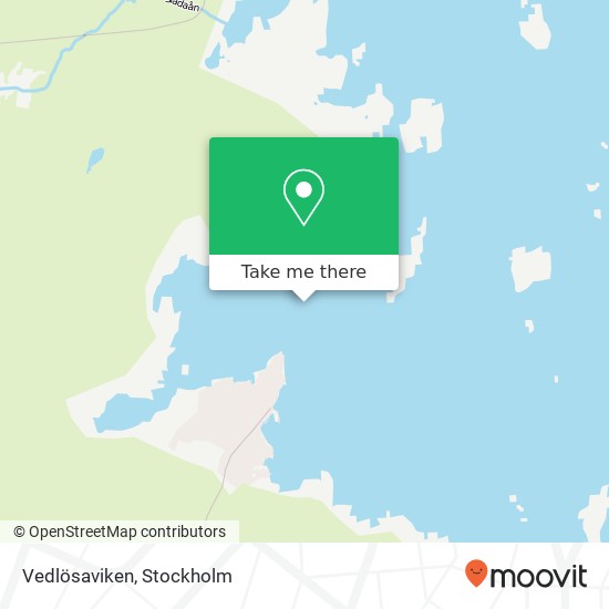 Vedlösaviken map