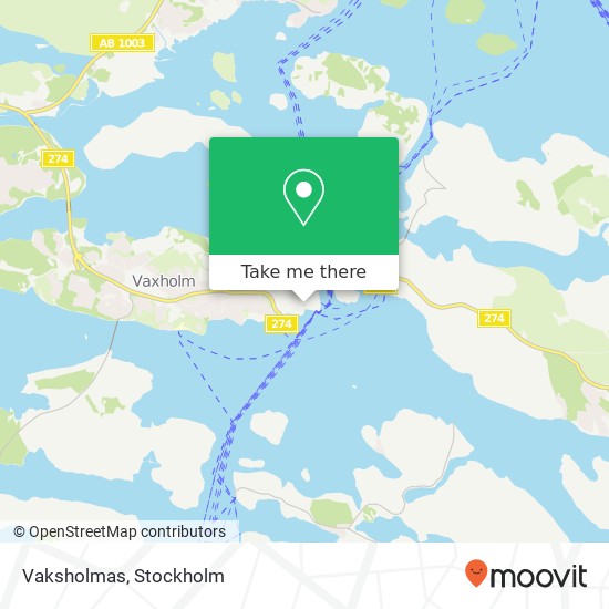 Vaksholmas map