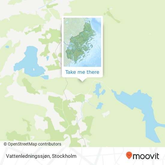 Vattenledningssjøn map