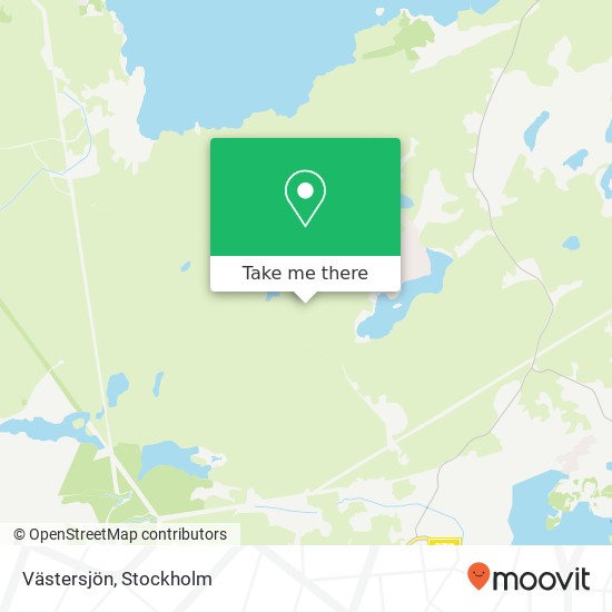 Västersjön map