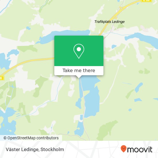 Väster Ledinge map