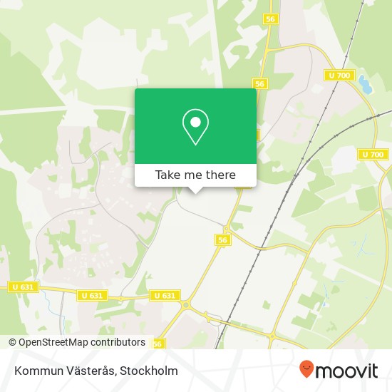 Kommun Västerås map