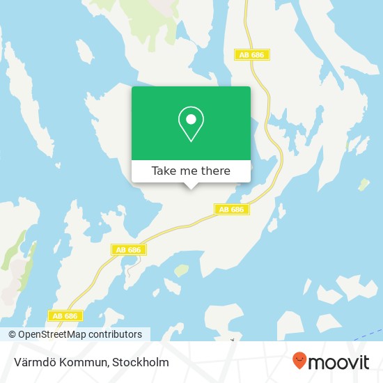 Värmdö Kommun map