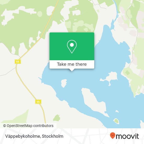 Väppebykoholme map