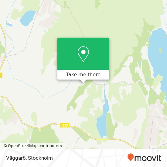 Väggarö map