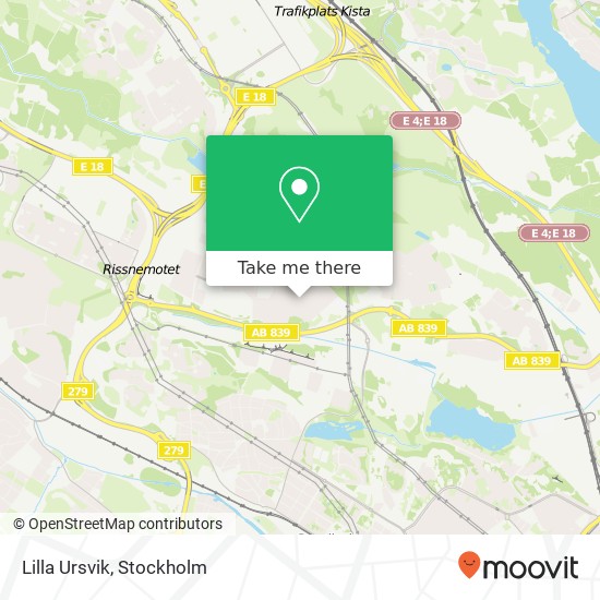 Lilla Ursvik map