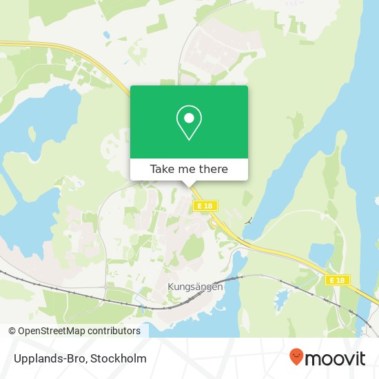 Upplands-Bro map