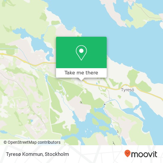 Tyresø Kommun map