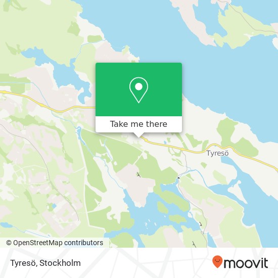 Tyresö map