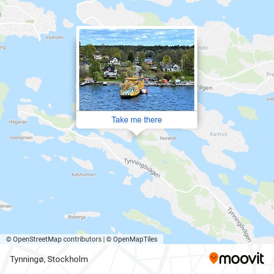 Tynningø map
