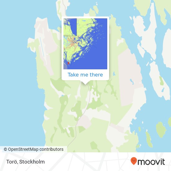 Torö map