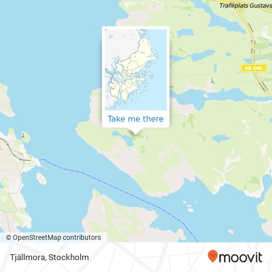 Tjällmora map