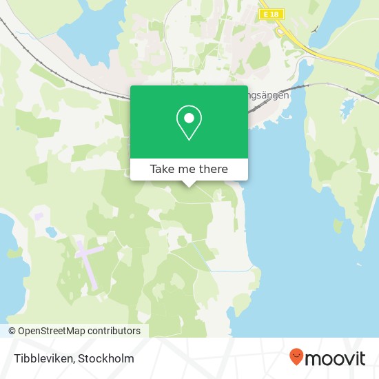 Tibbleviken map