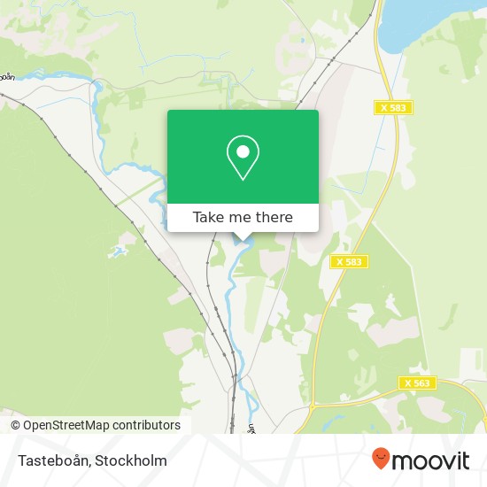 Tasteboån map